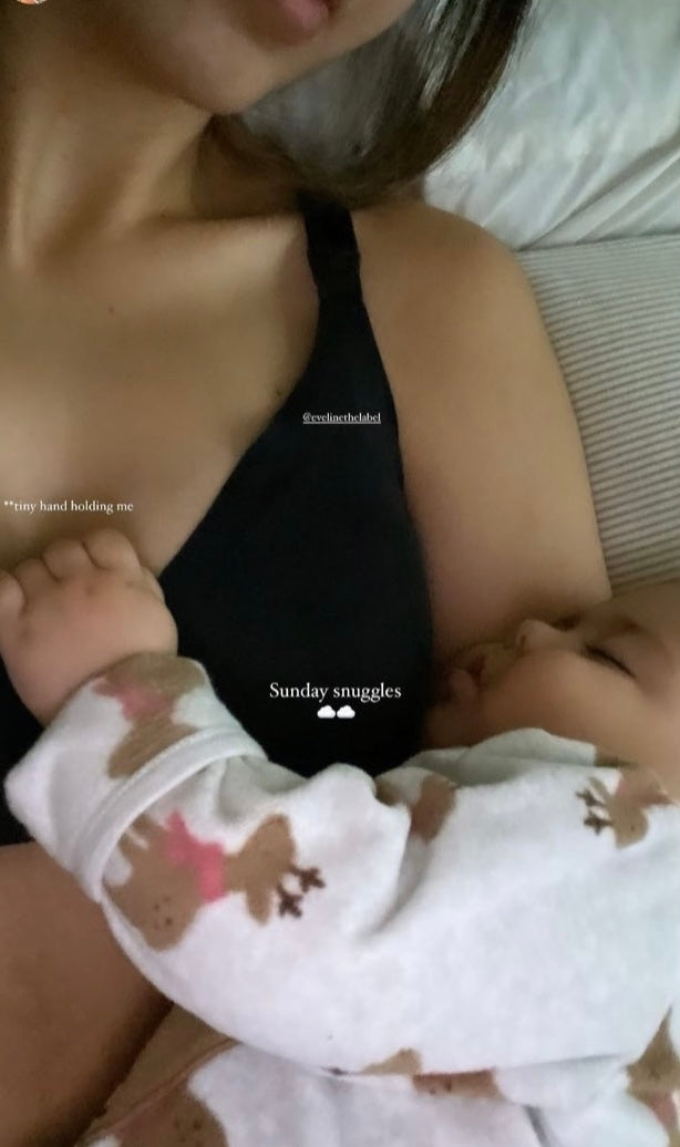 Hera: Goddess of Women, Maternity Bra in Onyx Black