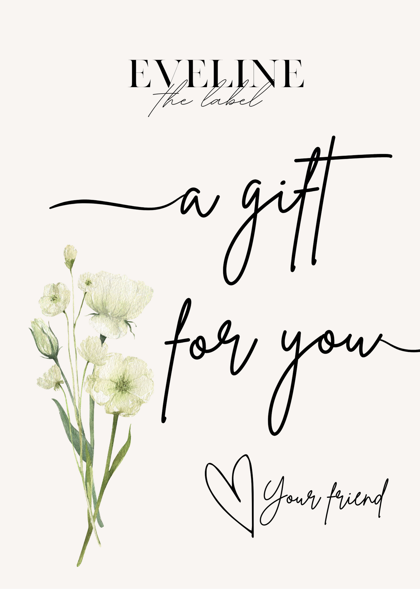 Eveline The Label Gift Card