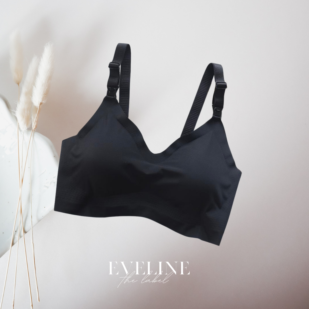 Hera: Goddess of Women, Maternity Bra in Onyx Black
